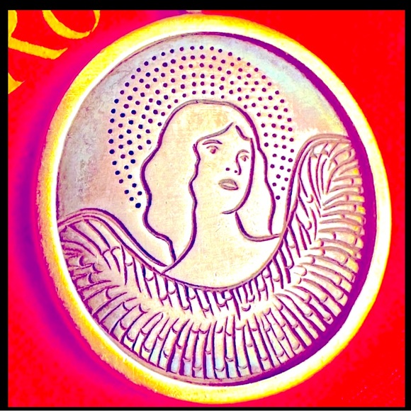 WOW POSHMARK - Authentic Me & Ro 10K Gold & Sterling Angel Charm Necklace - Picture 4 of 15